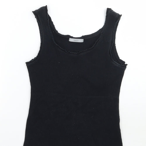 Marks and Spencer Womens Black   Basic Tank Size 12
