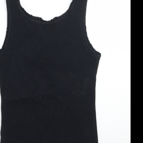 Marks and Spencer Womens Black   Basic Tank Size 12