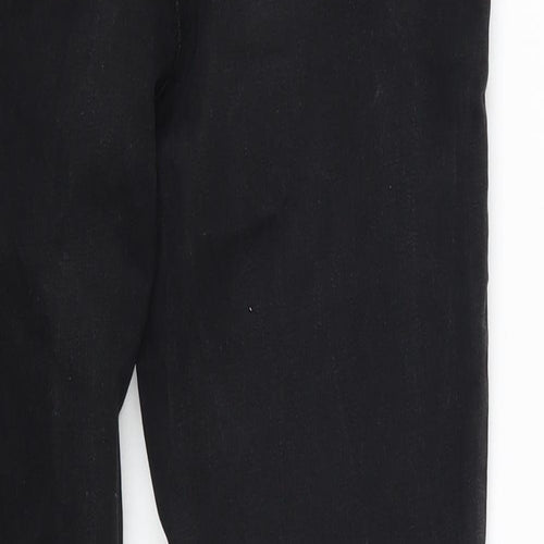 Denim & Co. Womens Black   Skinny Jeans Size 12 L28 in