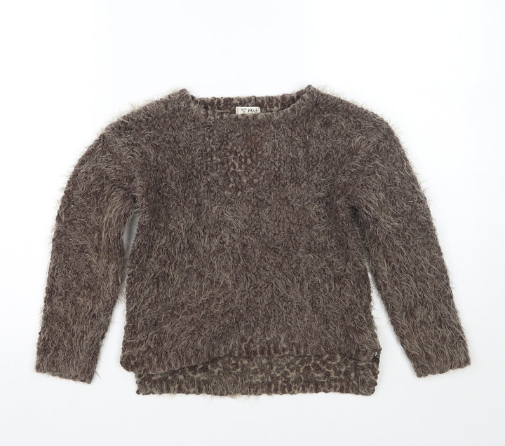 NEXT Girls Brown   Pullover Jumper Size 8 Years