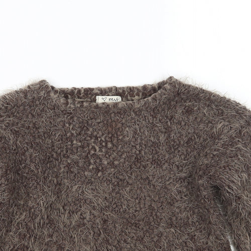 NEXT Girls Brown   Pullover Jumper Size 8 Years