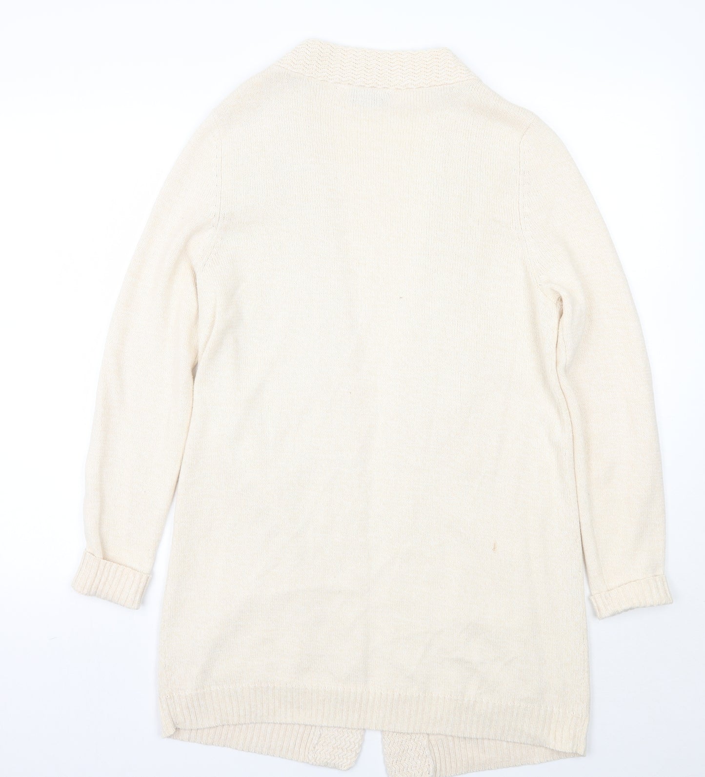 BHS Womens Beige   Cardigan Jumper Size 14