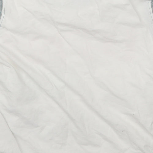 Cherokee Boys White   Basic T-Shirt Size 4-5 Years