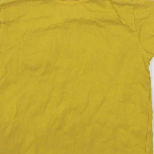 Primark Boys Yellow   Basic T-Shirt Size 4-5 Years