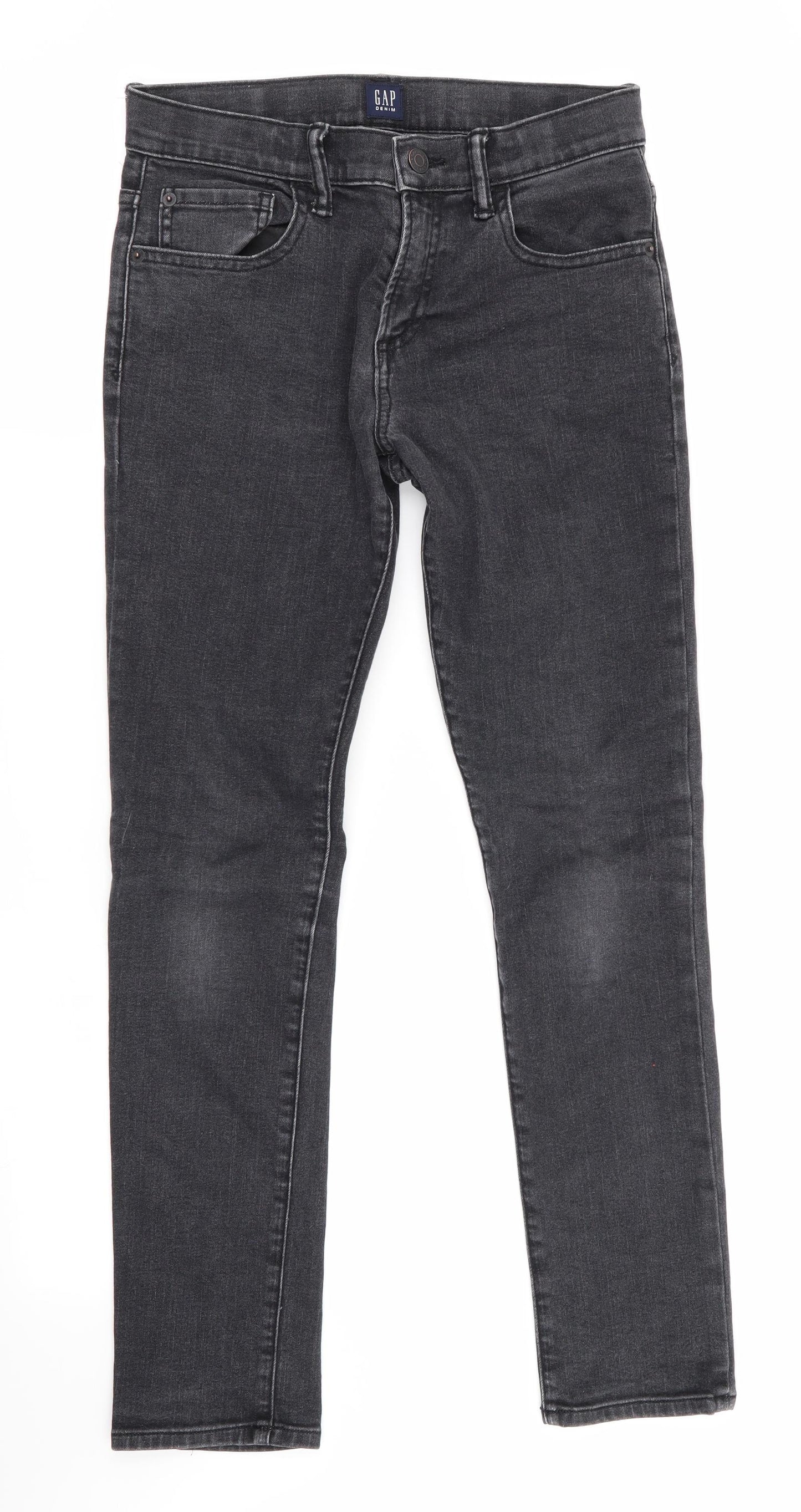Gap Womens Black   Skinny Jeans Size 14 L28 in