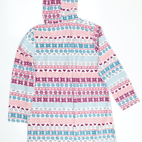 Love to Lounge Womens Pink Geometric   Nightshirt Size 16  - Fleece Feel Exterior