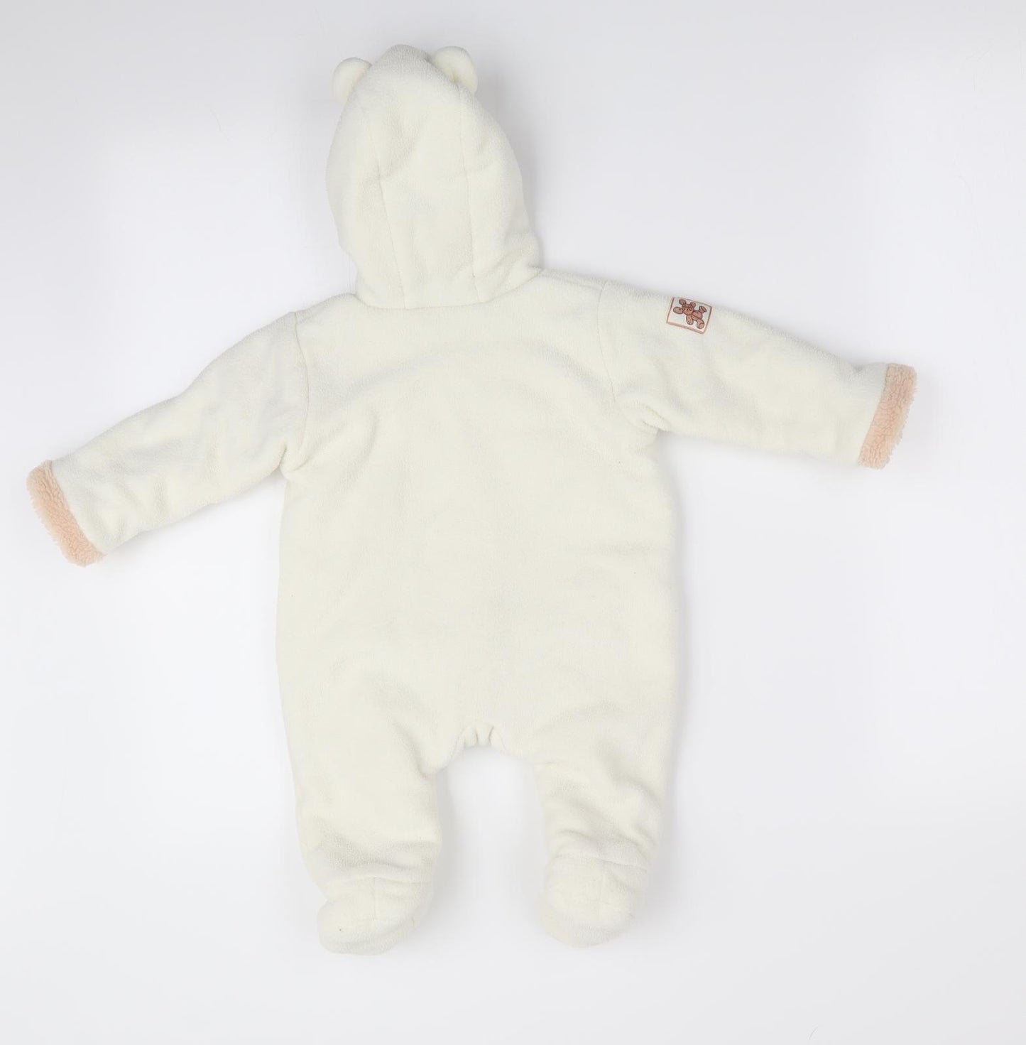 Disney Girls Ivory Animal Print  Coverall One-Piece Size 3-6 Months  - Winnie the Pooh