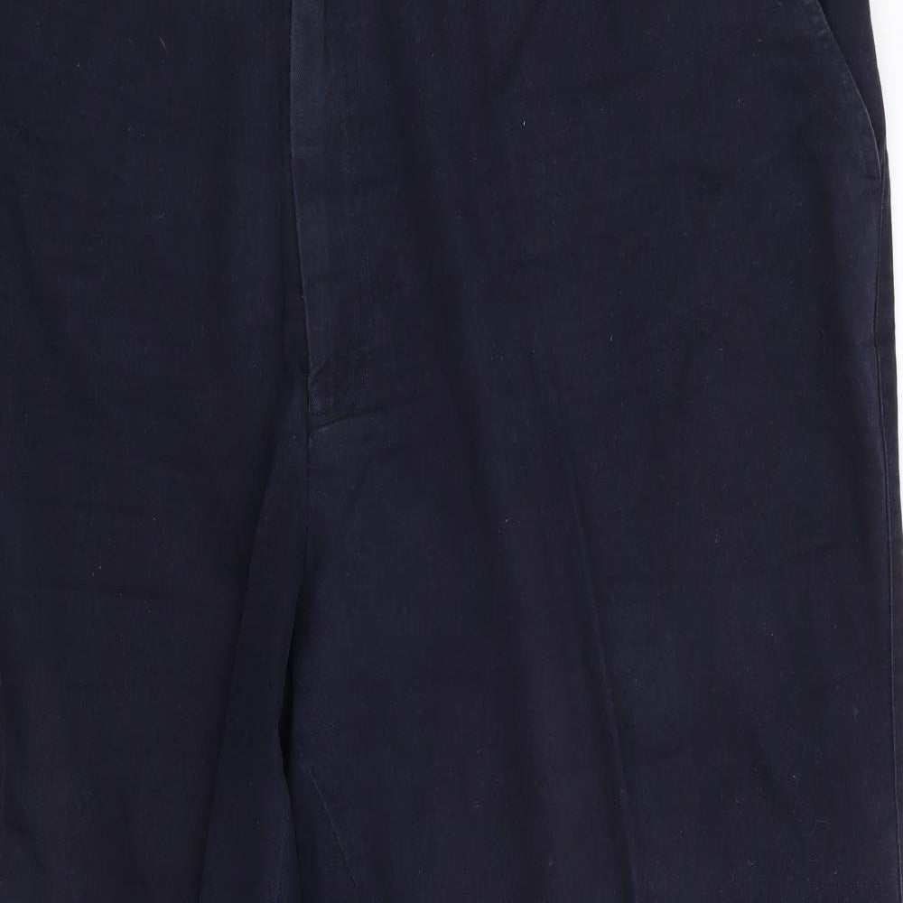Oakman Mens Blue   Trousers  Size 46 in L27 in