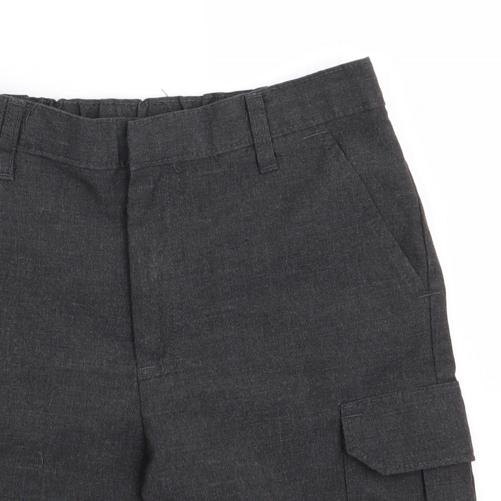 TU  Boys Grey   Cargo Shorts Size 8 Years - School Shorts