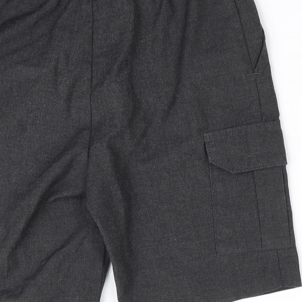 TU  Boys Grey   Cargo Shorts Size 8 Years - School Shorts