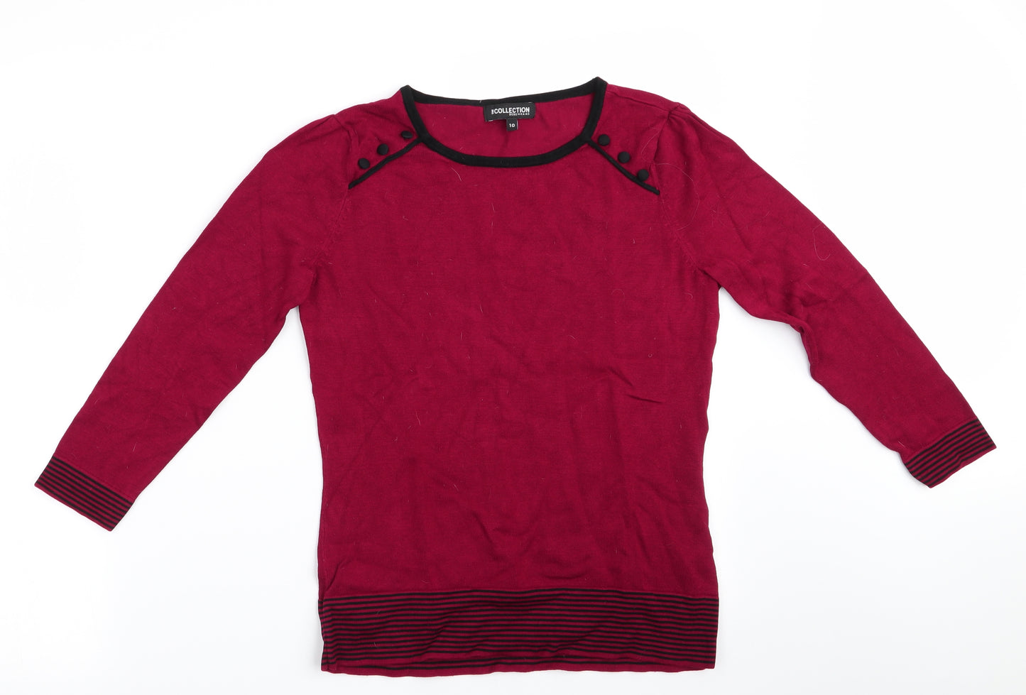 The Collection by Debenhams Womens Red   Pullover Jumper Size 10