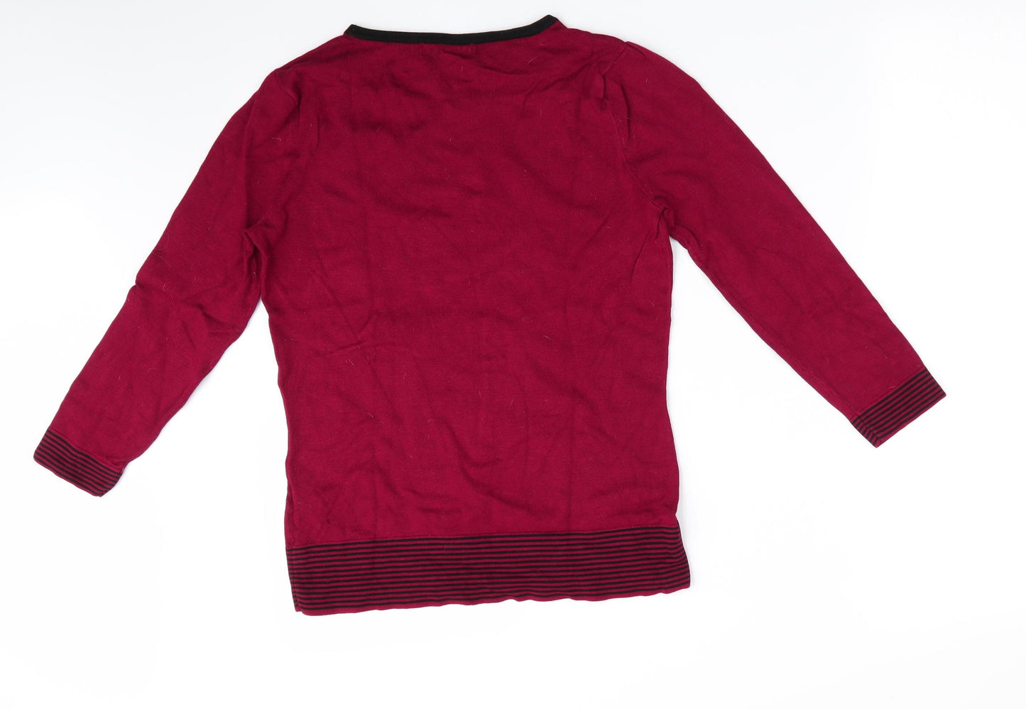 The Collection by Debenhams Womens Red   Pullover Jumper Size 10