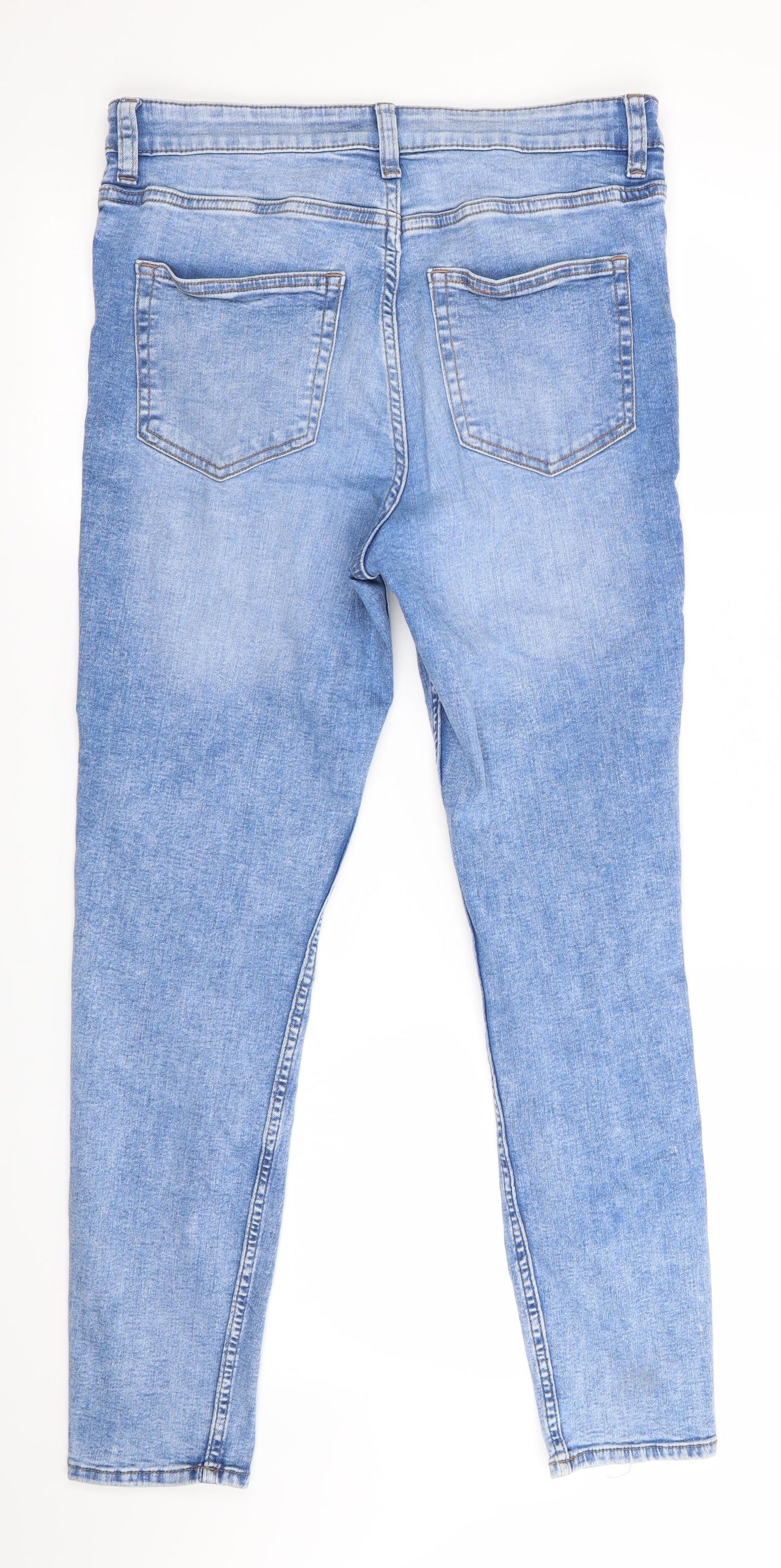 H&M Womens Blue   Straight Jeans Size 12 L27 in