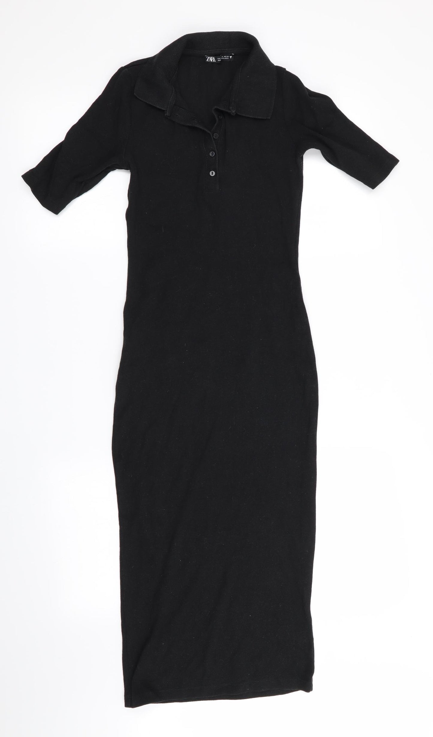 Zara Womens Black   T-Shirt Dress  Size 6