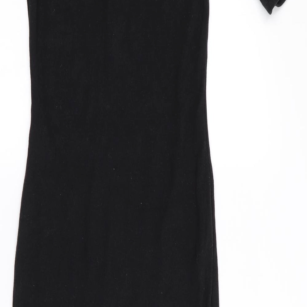 Zara Womens Black   T-Shirt Dress  Size 6
