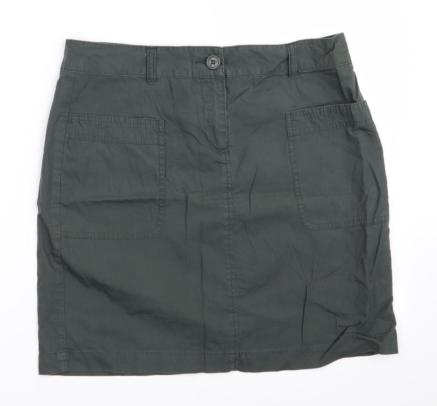 Dorothy Perkins Womens Green   Cargo Skirt Size 12
