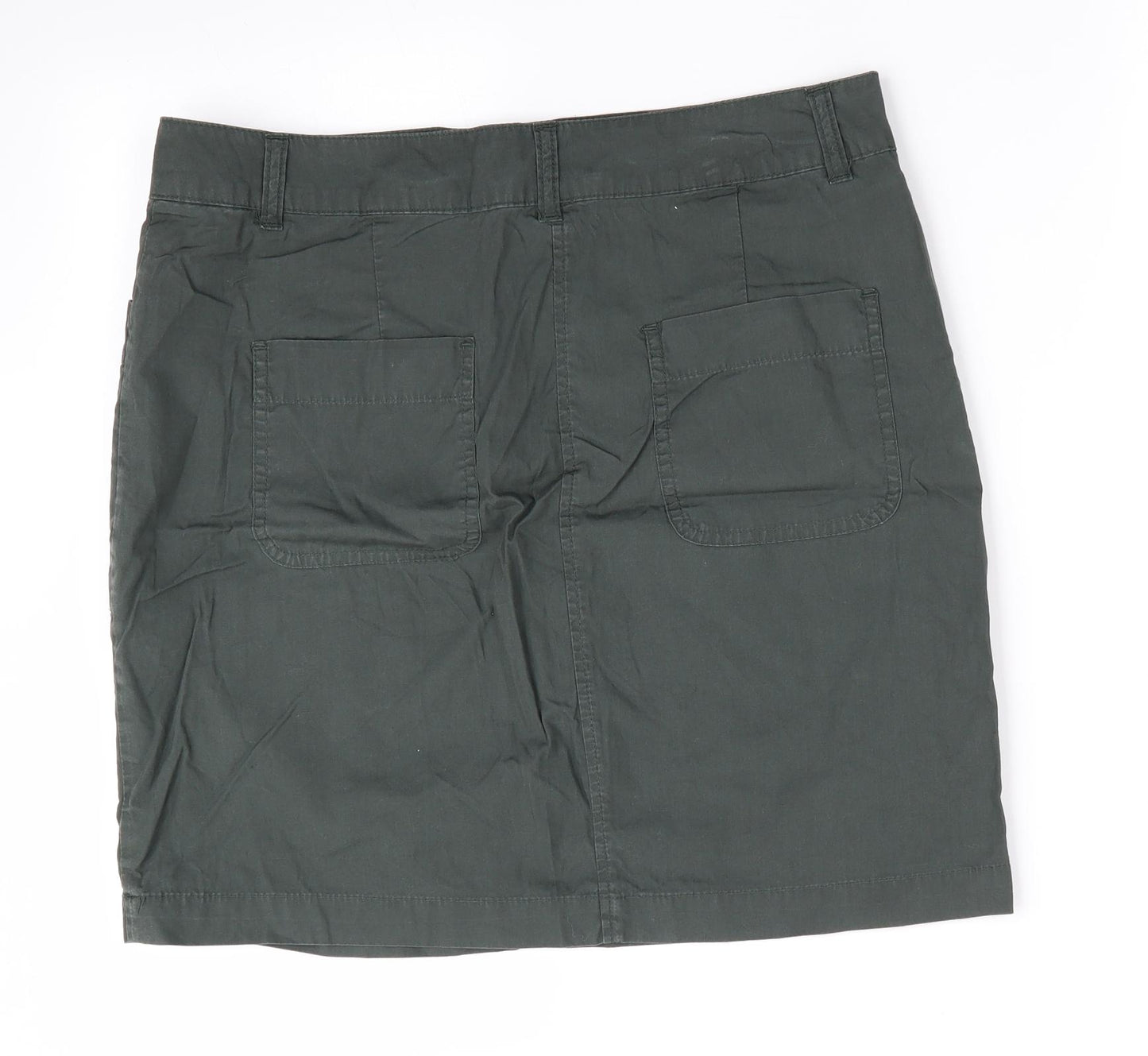 Dorothy Perkins Womens Green   Cargo Skirt Size 12