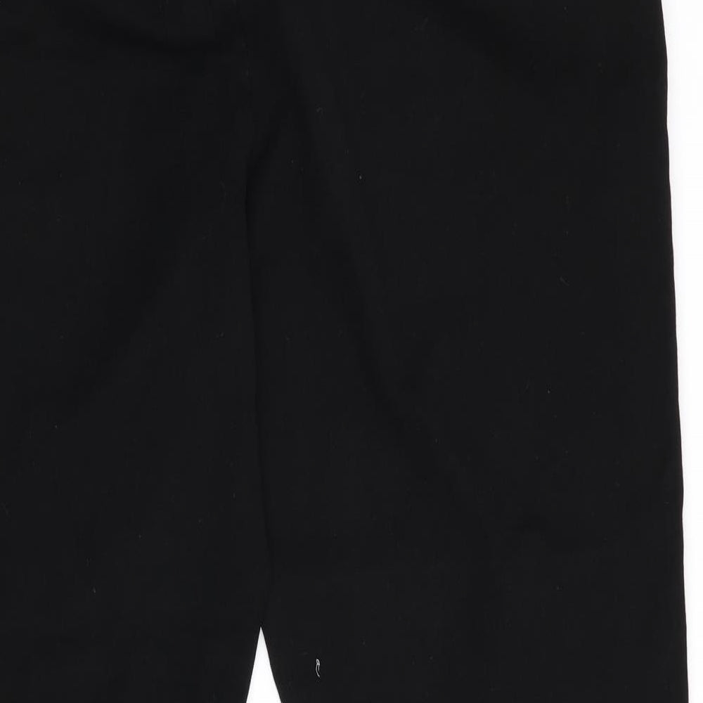 Marks and Spencer Womens Black   Capri Trousers Size 16 L25 in - Cropped