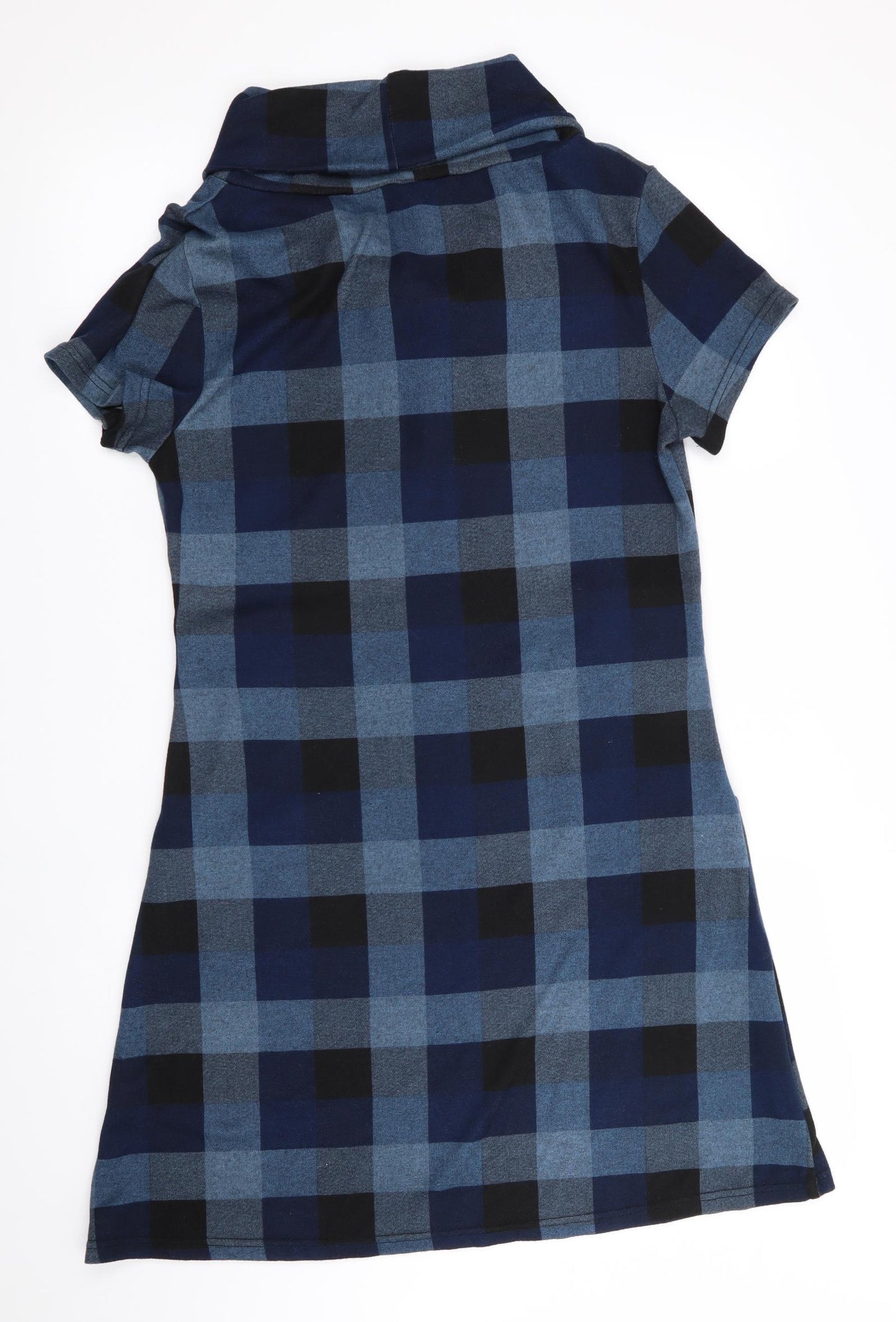 IZ Izable Womens Blue Check  A-Line  Size 14