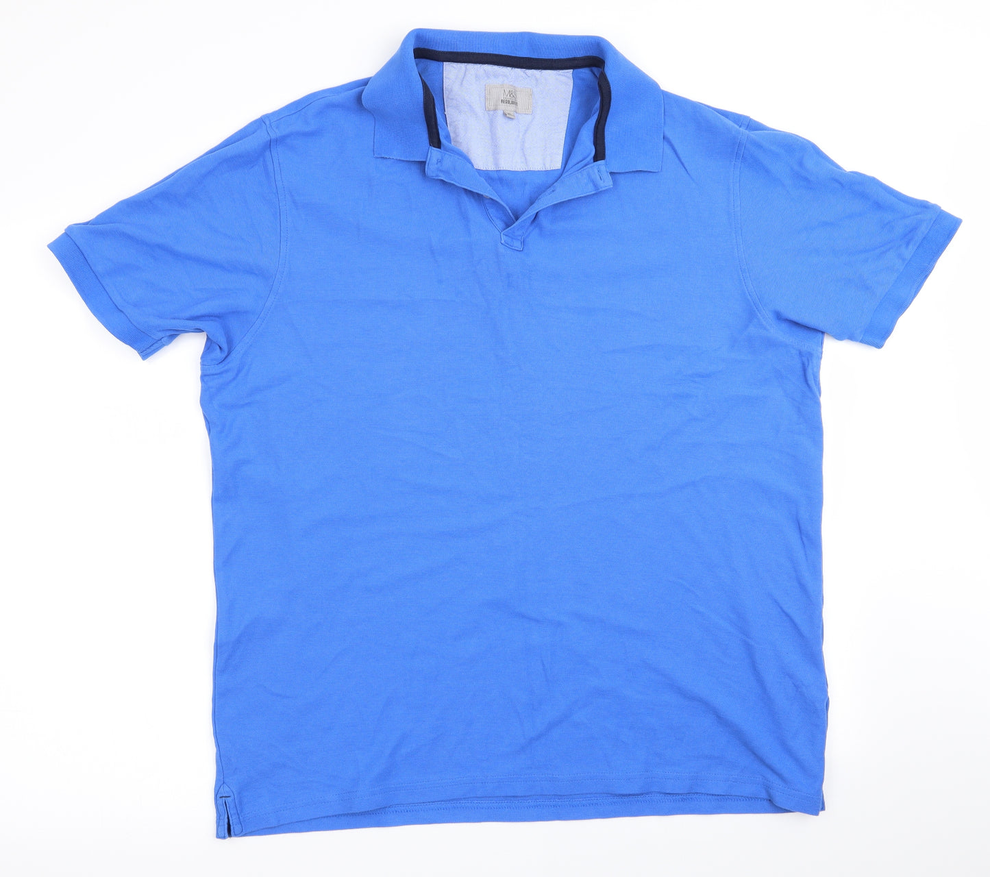 Marks and Spencer Mens Blue    Polo Size XL