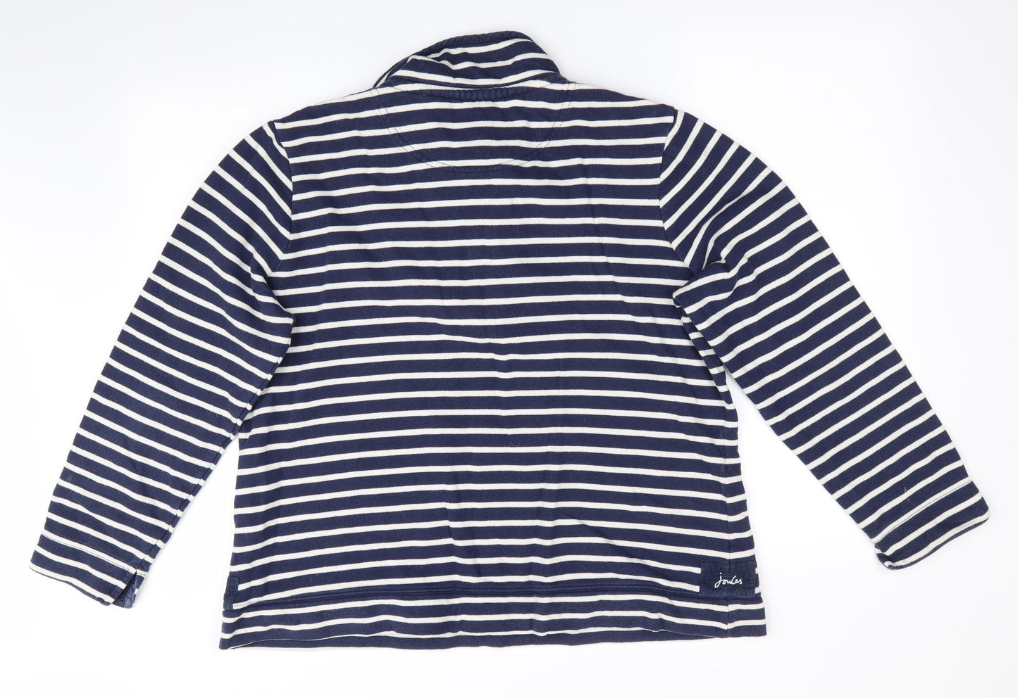 Joules Womens Blue Striped  Pullover Jumper Size 16