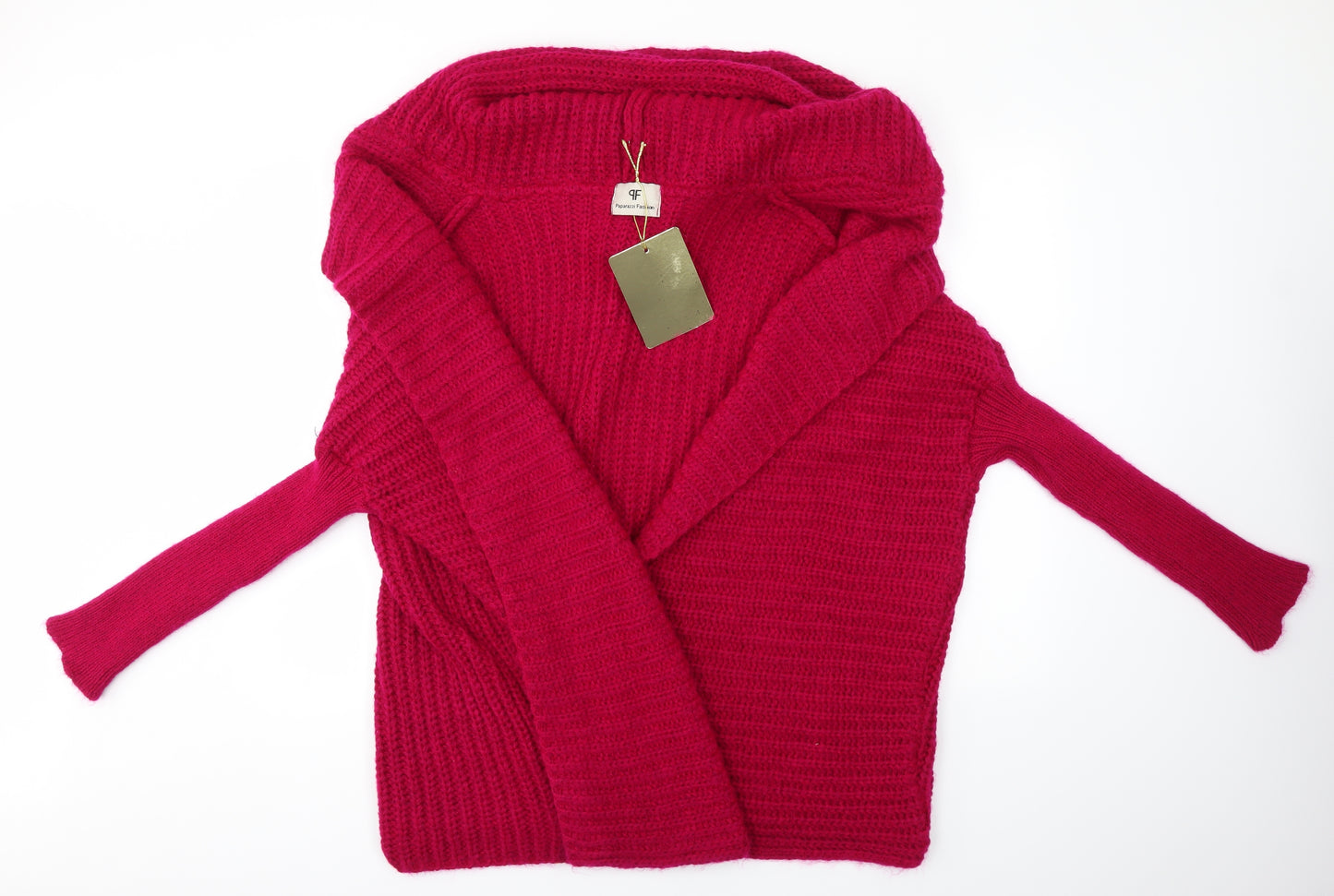 Paparazzi Womens Pink   Cardigan Jumper Size M