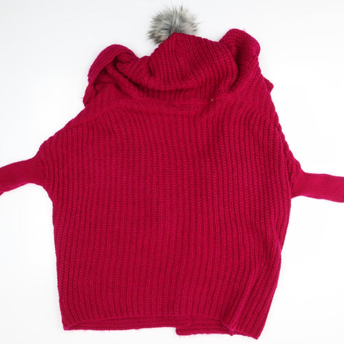 Paparazzi Womens Pink   Cardigan Jumper Size M