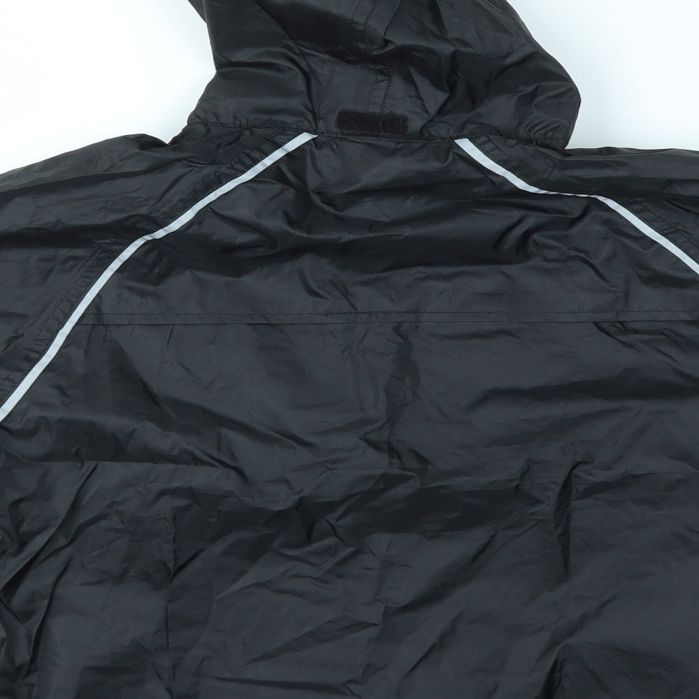 Freedom Trail Boys Black   Rain Coat Coat Size 9-10 Years