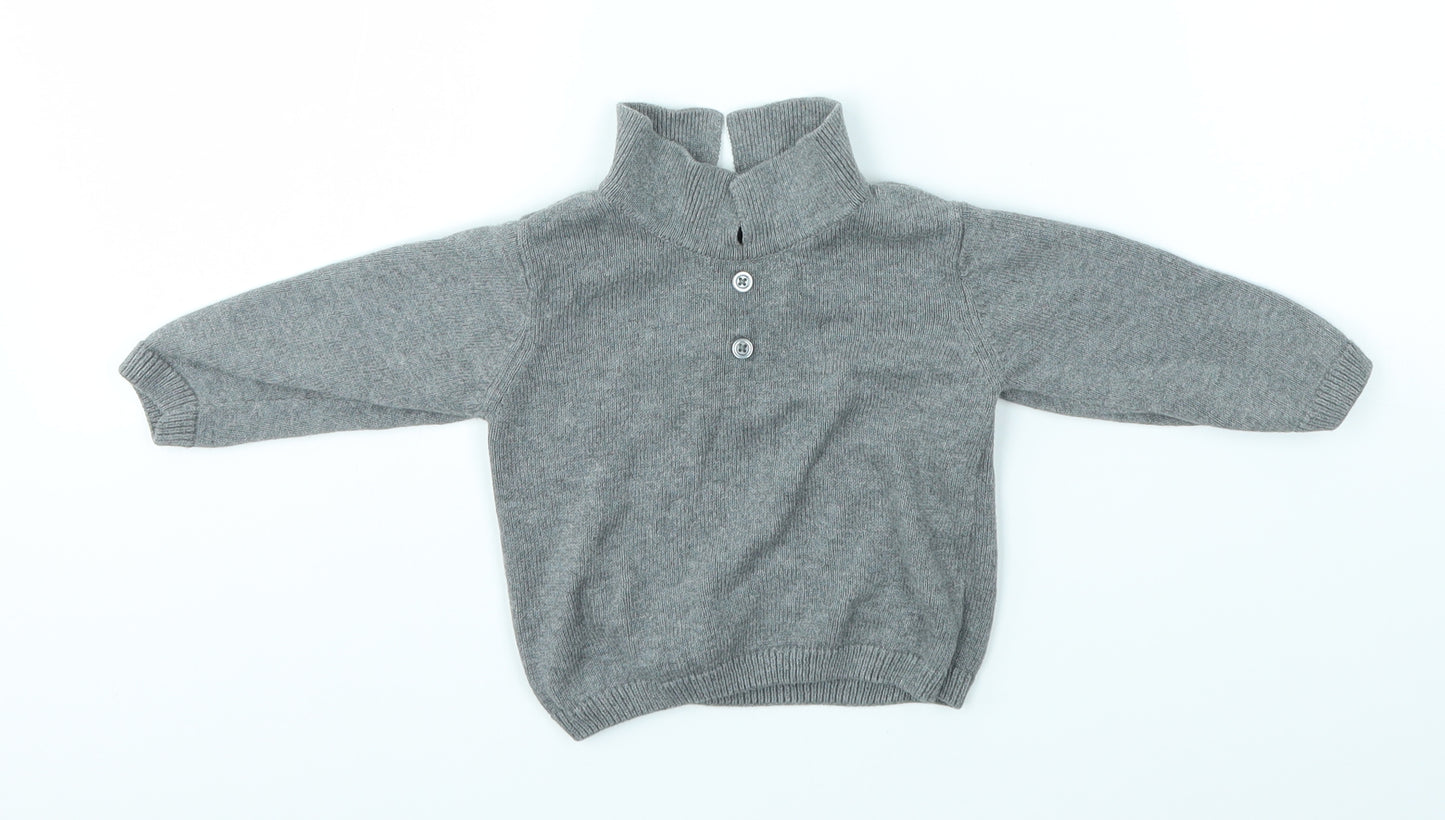 Matalan Baby Grey   Pullover Jumper Size 3-6 Months