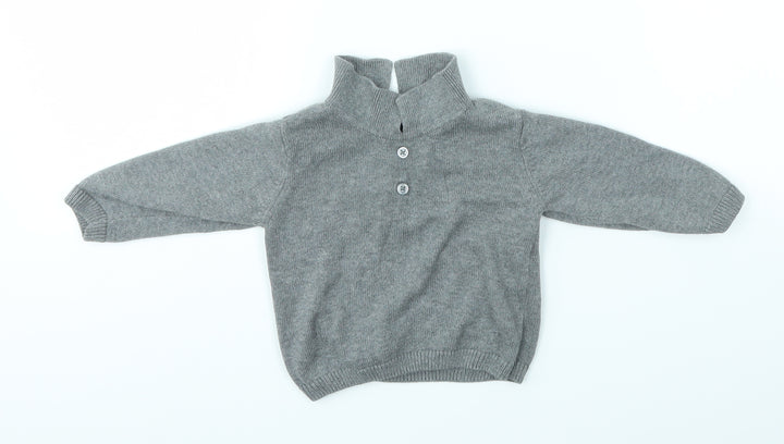 Matalan Baby Grey   Pullover Jumper Size 3-6 Months