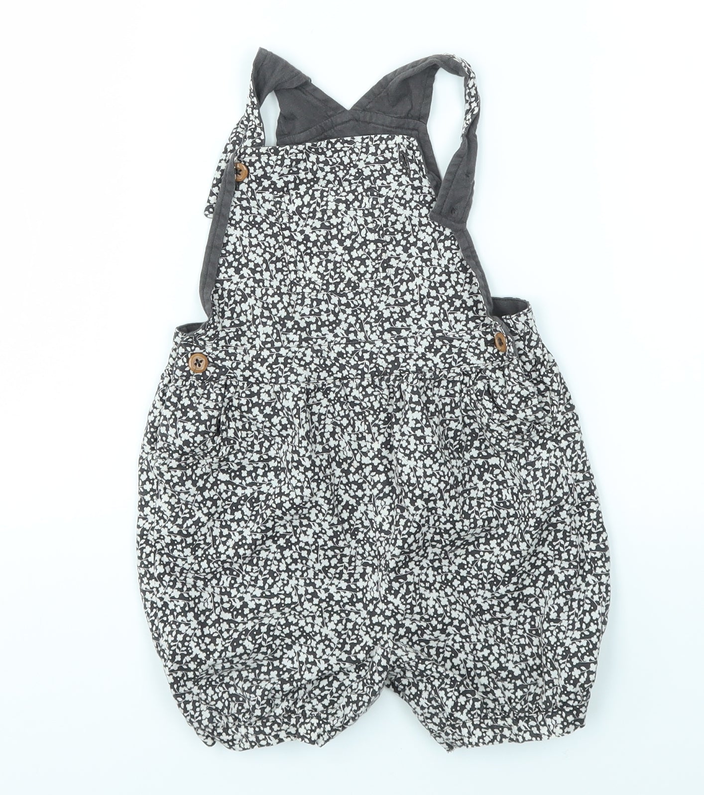 M&S Baby Multicoloured   Dungaree One-Piece Size 18-24 Months
