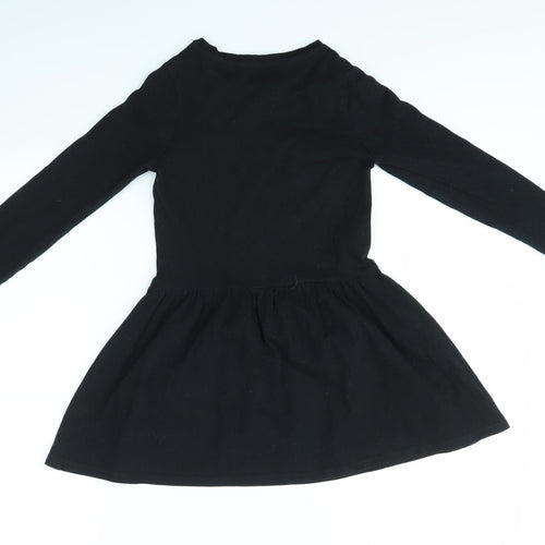 George Girls Black   A-Line  Size 6-7 Years  - CAT