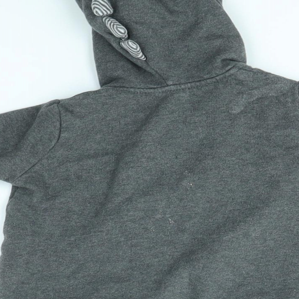George Baby Grey   Full Zip Jumper Size 3-6 Months  - DINOSAUR