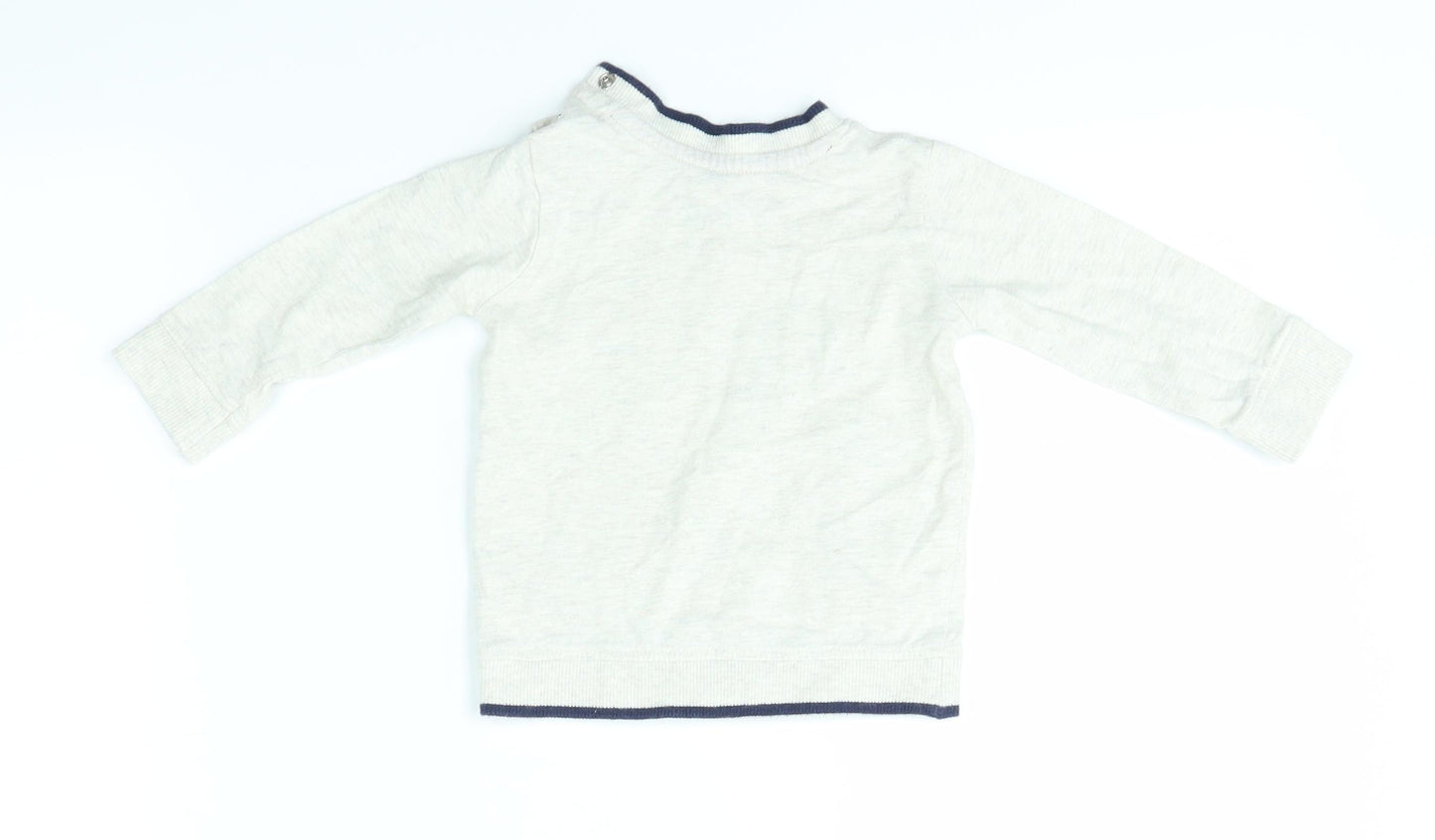 George Baby Multicoloured   Basic T-Shirt Size 3-6 Months  - My First Christmas