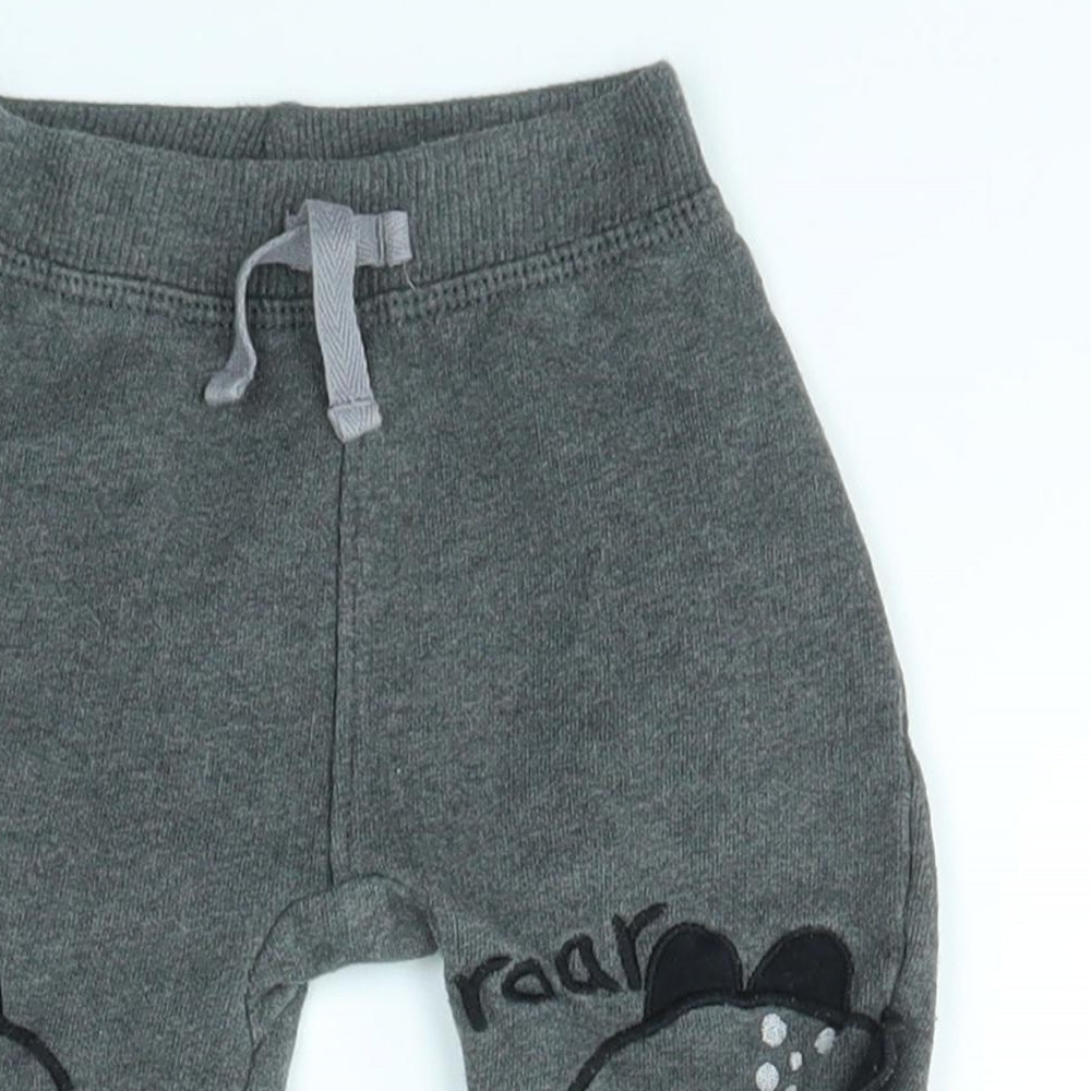 George Baby Grey   Jogger Trousers Size 3-6 Months
