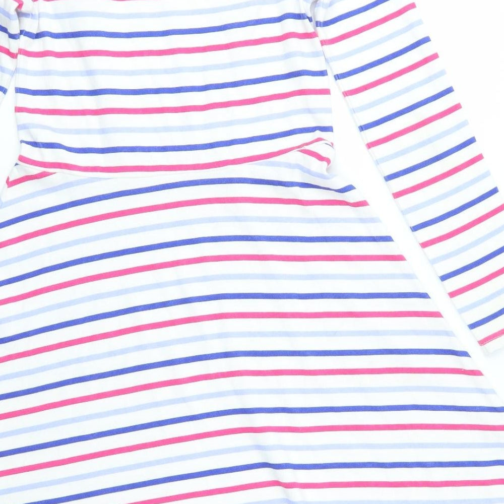 Joules Girls Multicoloured Striped  A-Line  Size 11-12 Years