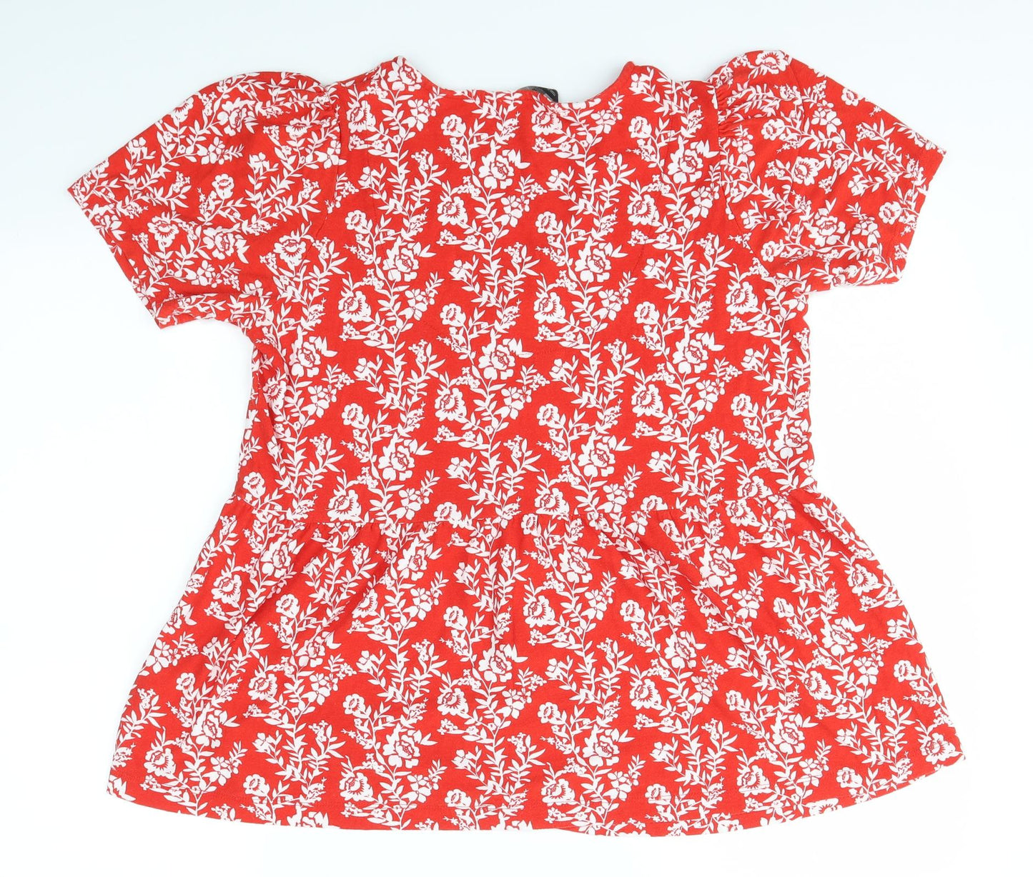 F&F Womens Multicoloured Floral  Basic T-Shirt Size 14