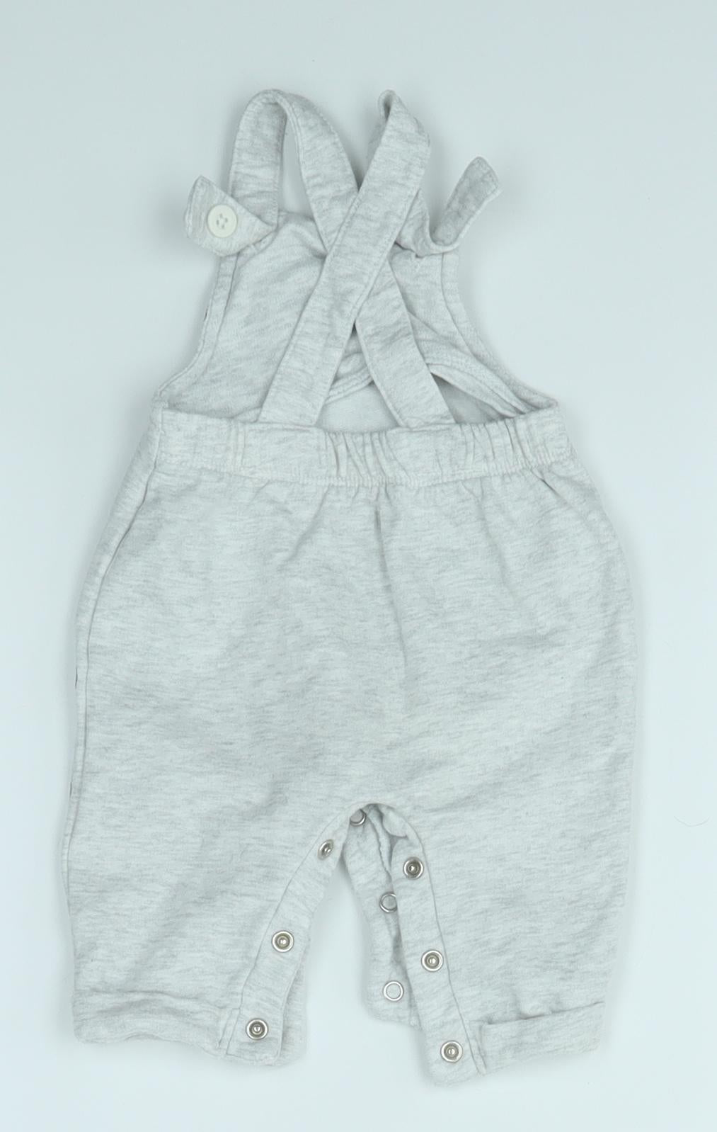 Disney Baby Multicoloured   Dungaree One-Piece Size 0-3 Months  - MICKEY MOUSE