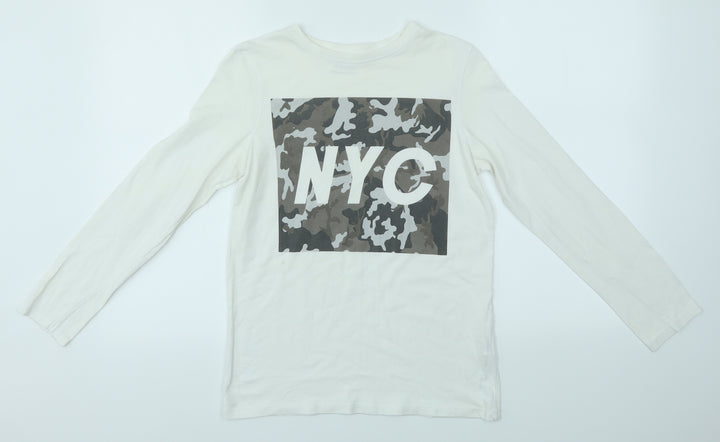Primark Boys White Basic T-Shirt Size 11-12 Years - NYC