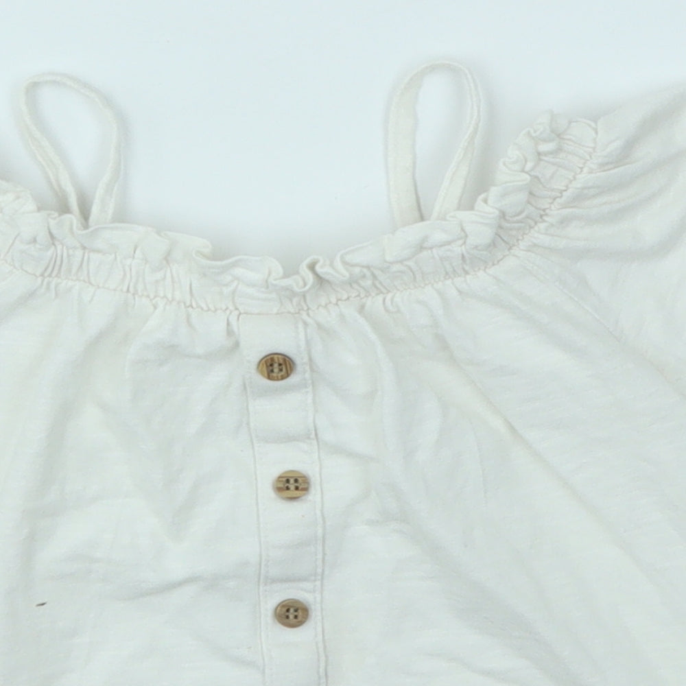 NEXT Girls Ivory   Camisole Blouse Size 6 Years