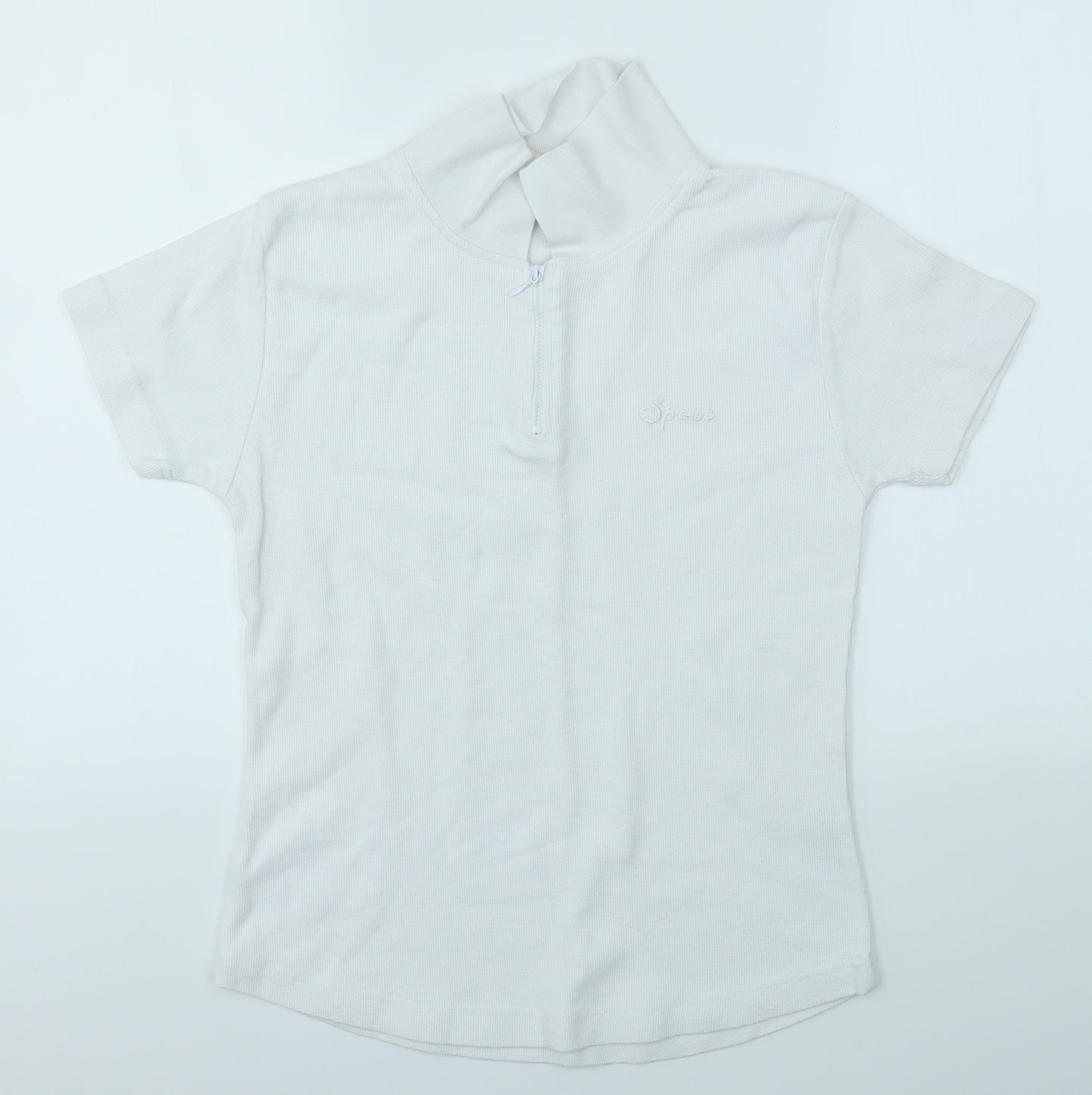 ELLA J Girls White   Basic Polo Size 15-16 Years  - SPORT