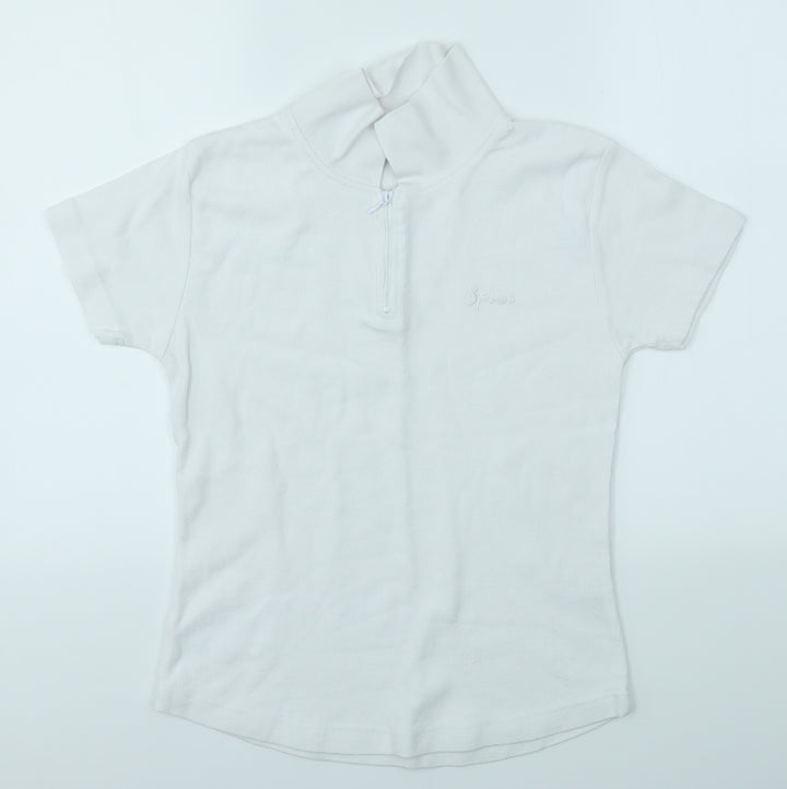ELLA J Girls White   Basic Polo Size 15-16 Years  - SPORT