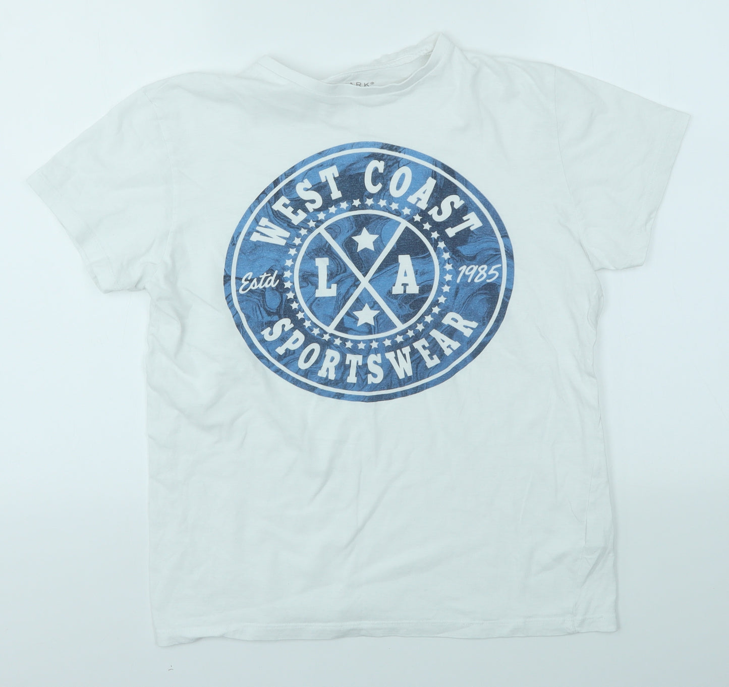 Primark Mens White    T-Shirt Size XS