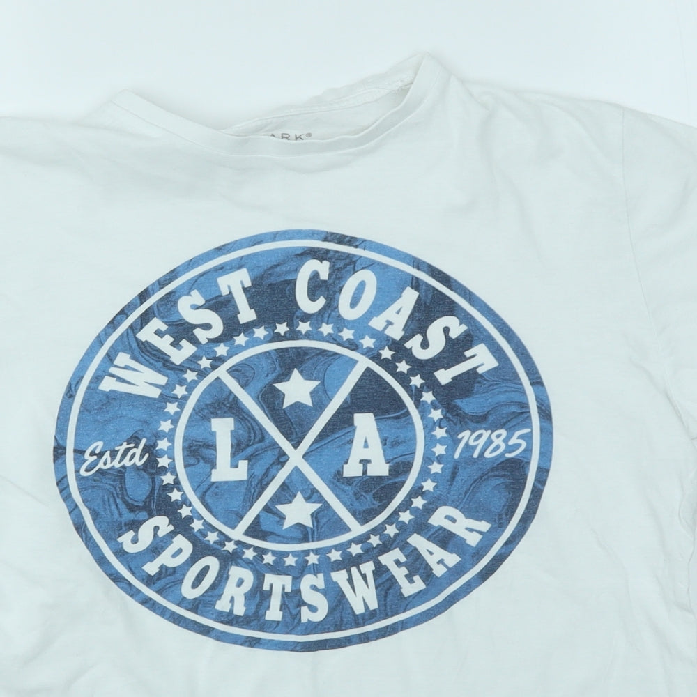 Primark Mens White    T-Shirt Size XS