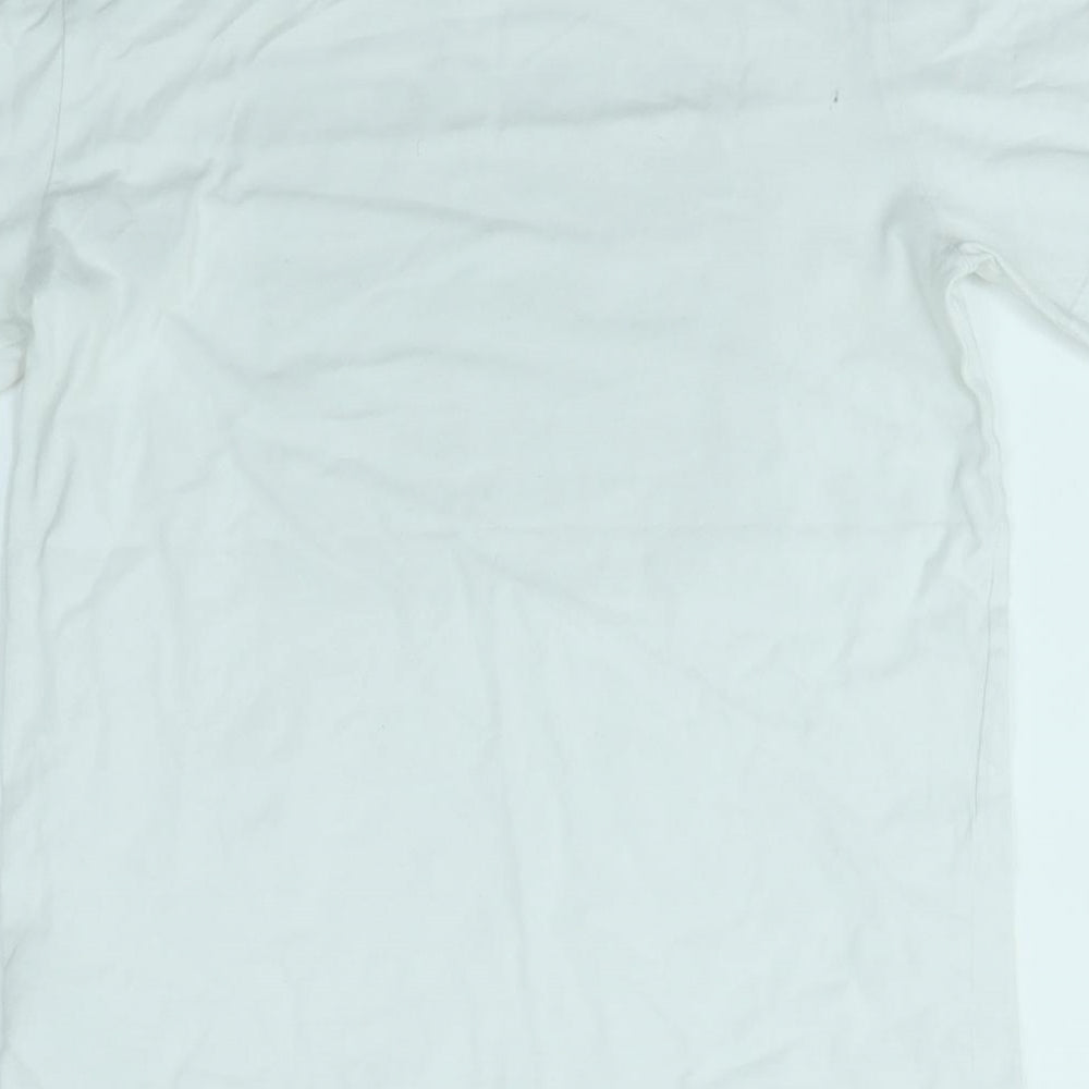 adidas Boys White   Basic T-Shirt Size 11-12 Years