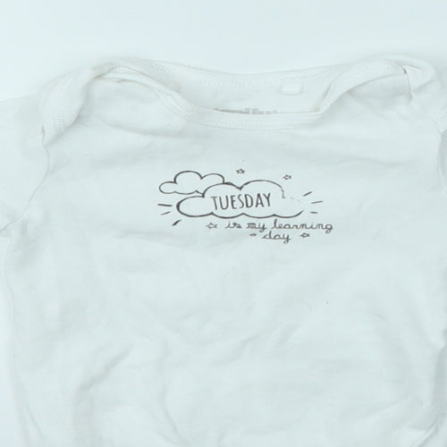 LUPILO Baby White   Babygrow One-Piece Size 3-6 Months