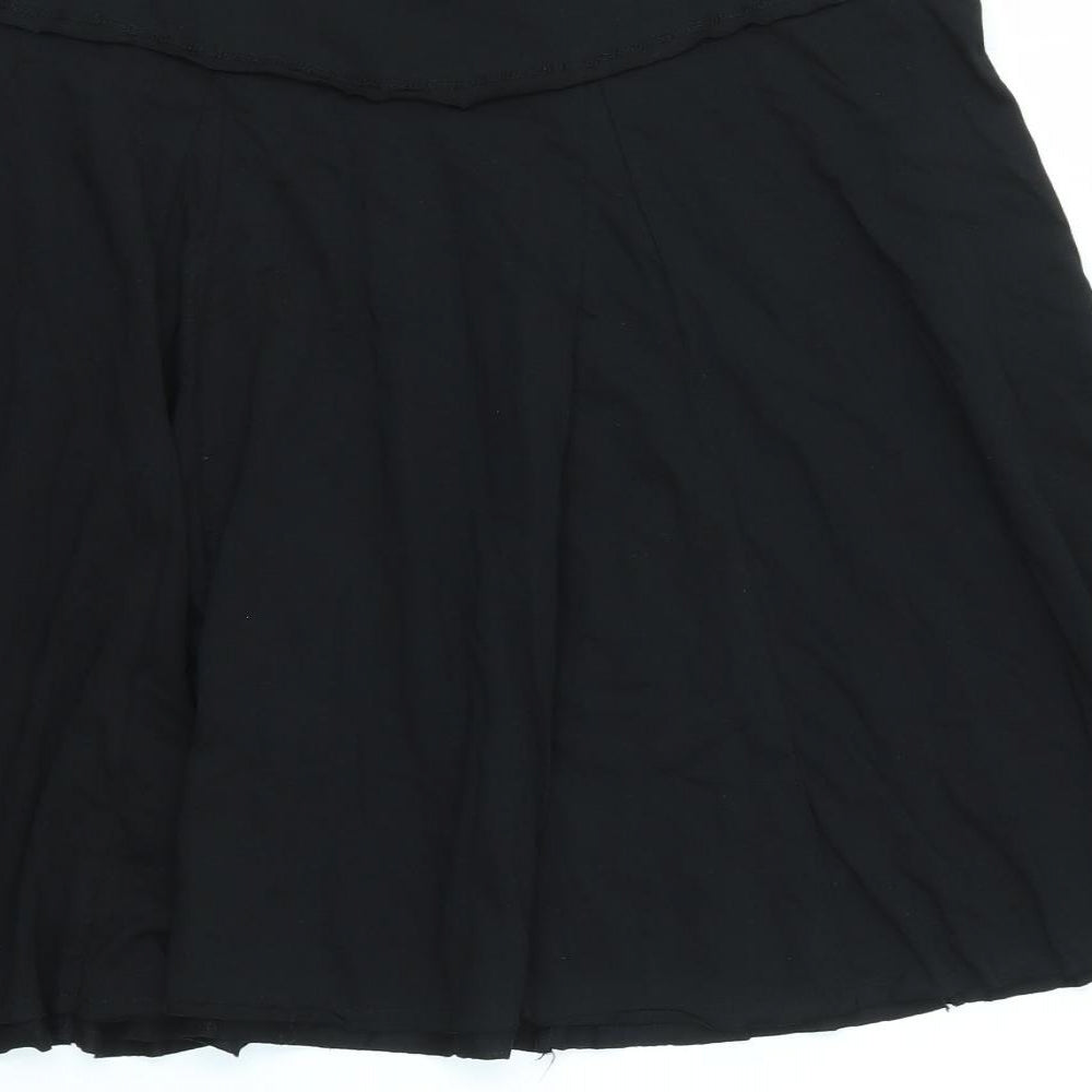 George Womens Black   A-Line Skirt Size 14