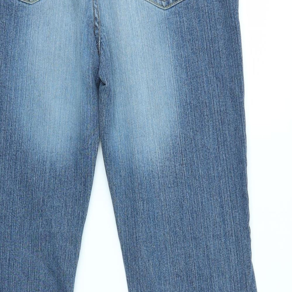 New Look Womens Blue   Bootcut Jeans Size 14 L29 in