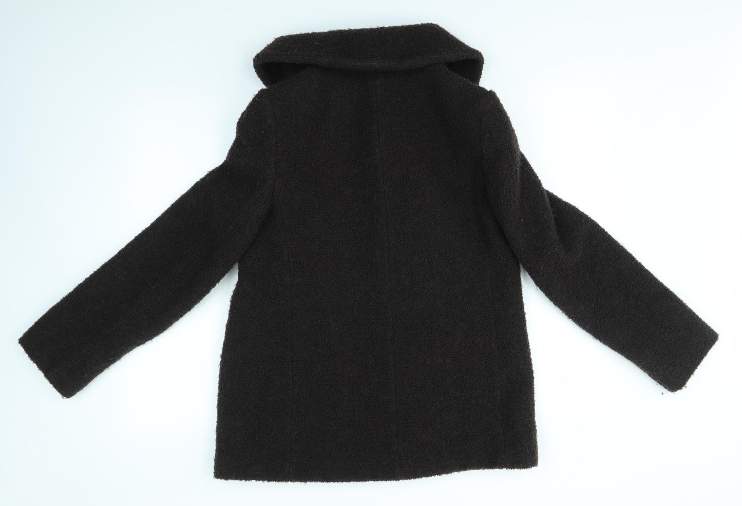 M&S Womens Brown   Overcoat Coat Size 10