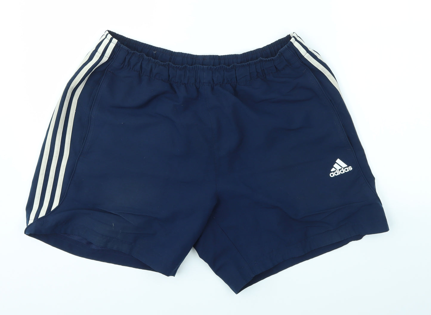 adidas Mens Blue   Sweat Shorts Size L